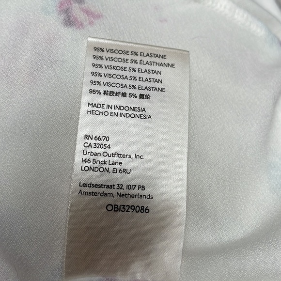 Free People Winter Sun Printed boho off white ling sleeve soft Tunic Dress - Picture 15 of 15